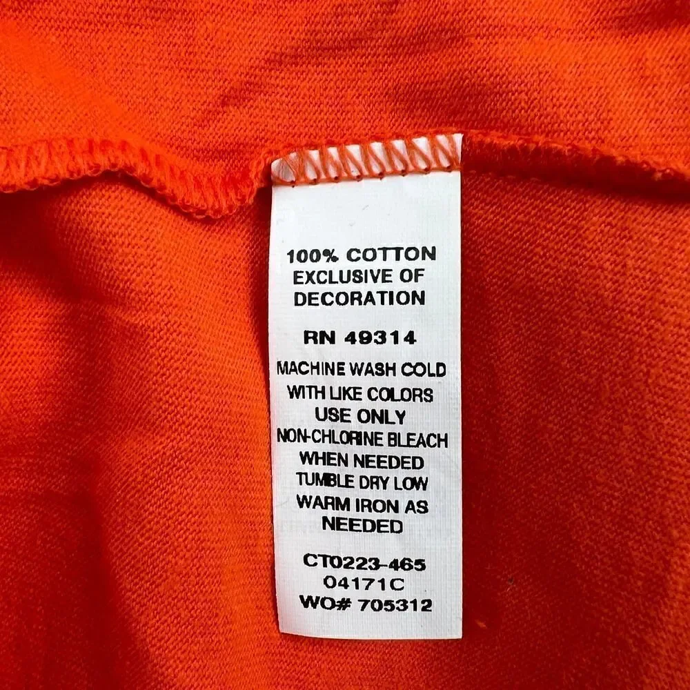 New Champion Men US S, XL Orange T-Shirt NHL Philadelphia Flyers Crewneck Tee - Picture 10 of 11